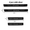 60X7CM Carbon Fiber Car Door Threshold Protective Sticker For Ssangyong Korando 2021 Rexton Kyron Musso Actyon Rodius