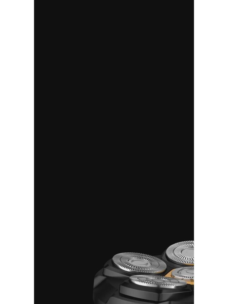 Magnetic Rotating Six-Blade Bald Hair Trimmer, Fully Washable, Type-C Fast Charging