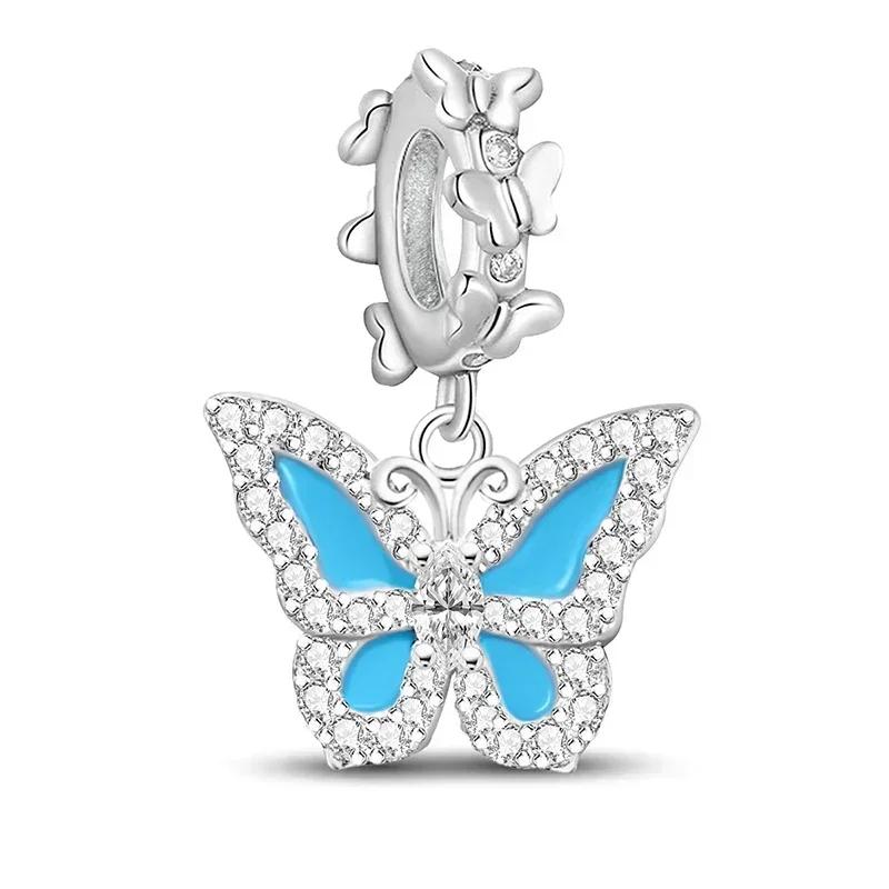 copper Love Heart Girl Panda Balloon Strawberry Charm Bead Charms Bracelets Necklaces Making Gift of High Quality Fine Jewellery