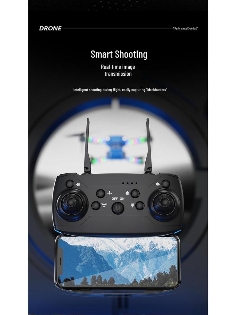 E99D Drop-Resistant Folding Drone Quadcopter with HD Aerial Photography and E88D Light Remote Control for Kids.