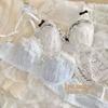 Japanische Lolita Unterwäsche Damen Anzug Kleine Brüste Push-up ohne Bügel Sexy BH Reiner Spitzen-BH-Überzug