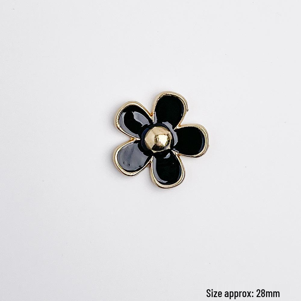 Decor Floare Sabot Aliaj Retro Stras - Catarame DIY High-End