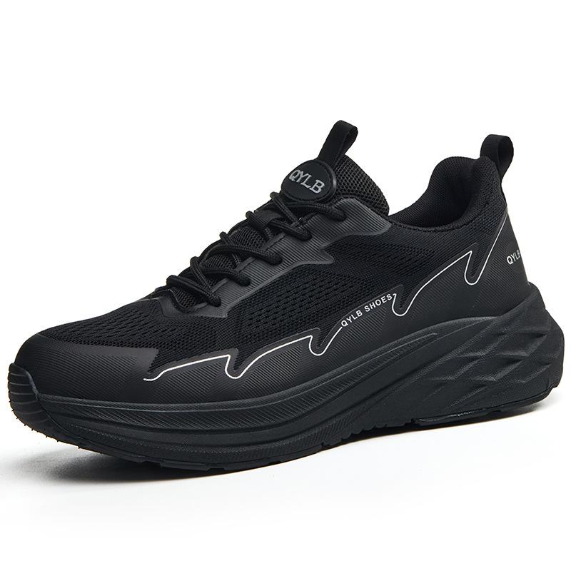 

Indestructible Plastic Steel Protective Safety Shoes Slip Resistant Abrasion Resistant Work Shoes Men Tough Comfortable Sneaker 36 чёрный