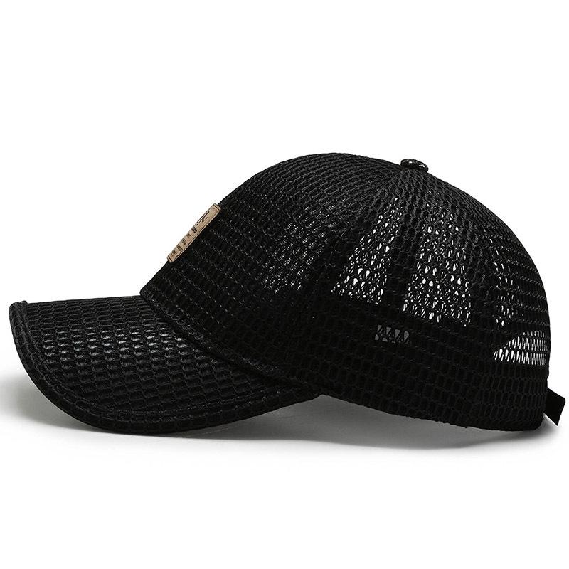 Men's Summer Sun Protection Baseball Cap - Breathable Mesh Outdoor Hat