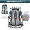 Mountaintop 40L Backpack Hiking Outdoor Rain Cover Travel - Waterproof, Backpack, Backpack, Carry-on Size, Lightweight, Included,