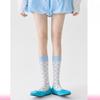 Sweet and Trendy Socks for Women In Spring and Summer, Breathable, Deodorizing and Antibacterial, Summer Cotton Pile Calf Socks