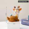 Tang Yi Creative Small Decorative Items for Home Living Room TV Cabinet Entrance Hall Office Desk Cute Deer Decorative Items Arrangement