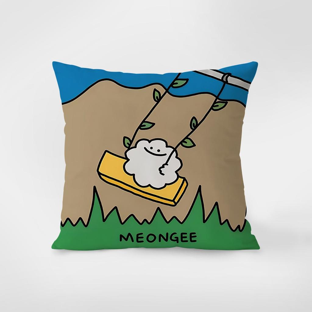 Cartoon Modern Simple Pillowcase Dormitory Decoration Office Living Room Home Pillowcase