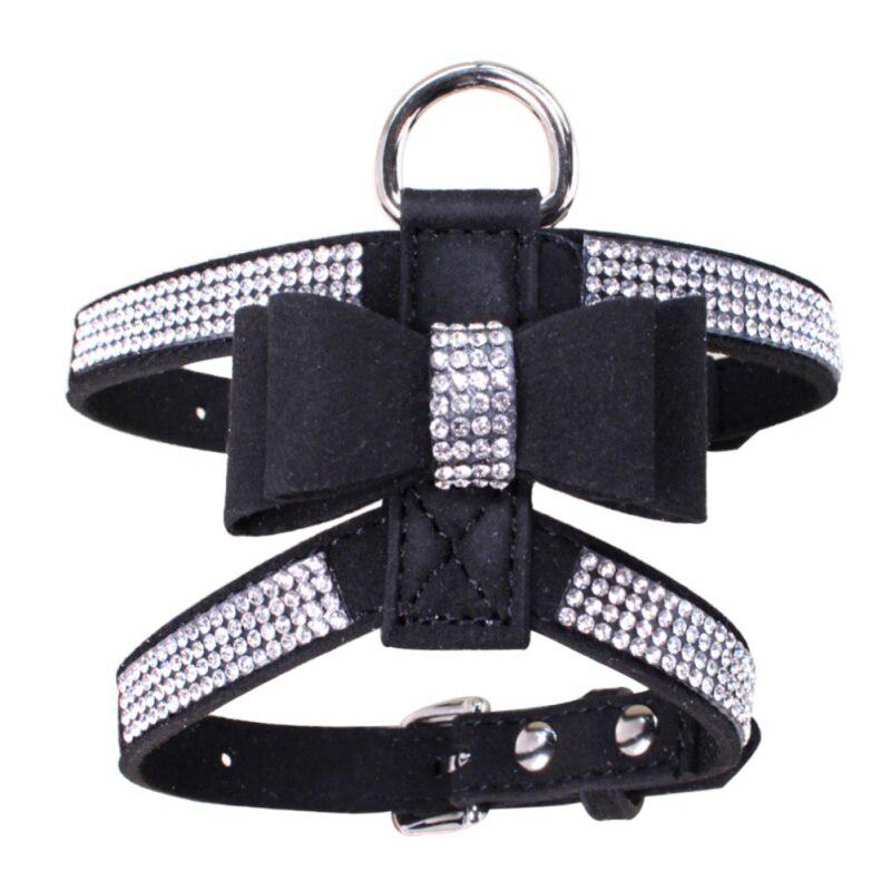 rhinestone dog harness