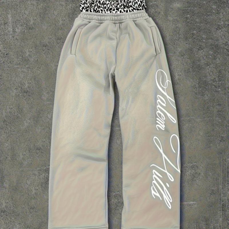 European and American Y2K street trend punk printed sweatpants