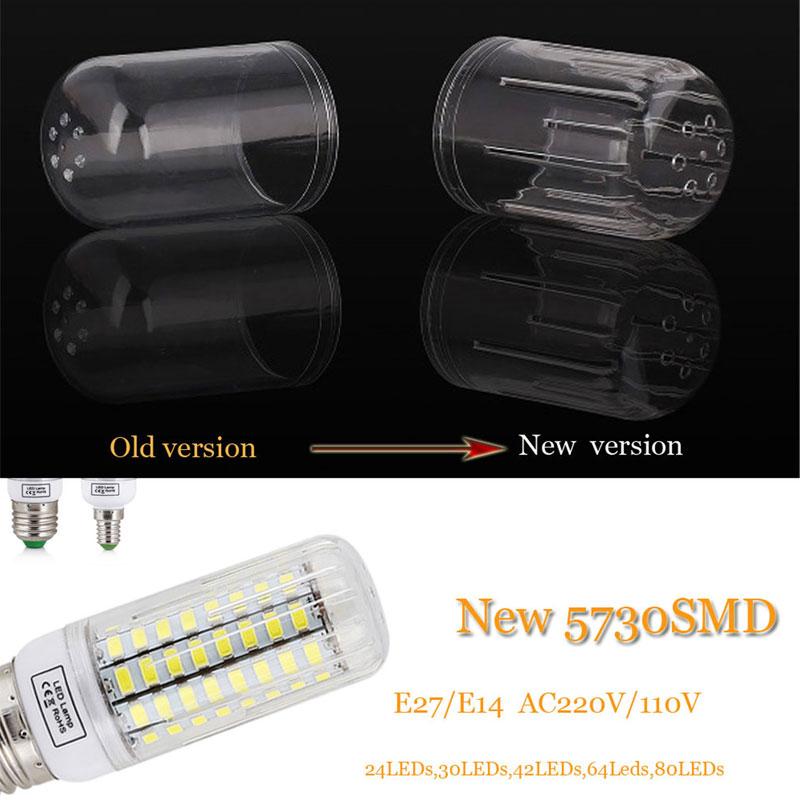 LED Corn Light E27 E14 7W 12W 20W 25W 64LEDs Lights 220v Screw Base Bulbs Home Decorative Cool/Warm White Lamp for Bedroom