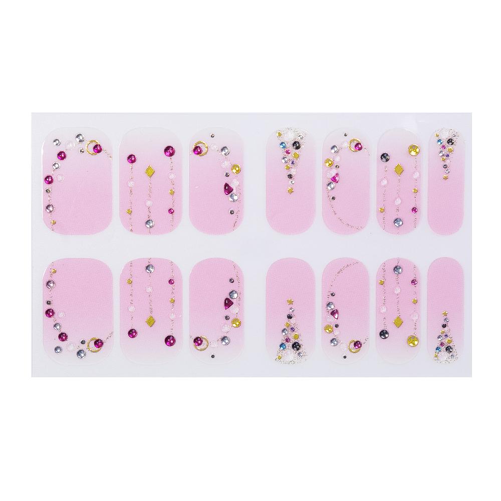 Z dreidimensionaler wasserfester No-Bake-Gel-Nagellack-Film Vollsticker einfacher europäischer und amerikanischer Stil fortgeschrittene Nagelfilm-Papier-Nagelsticker