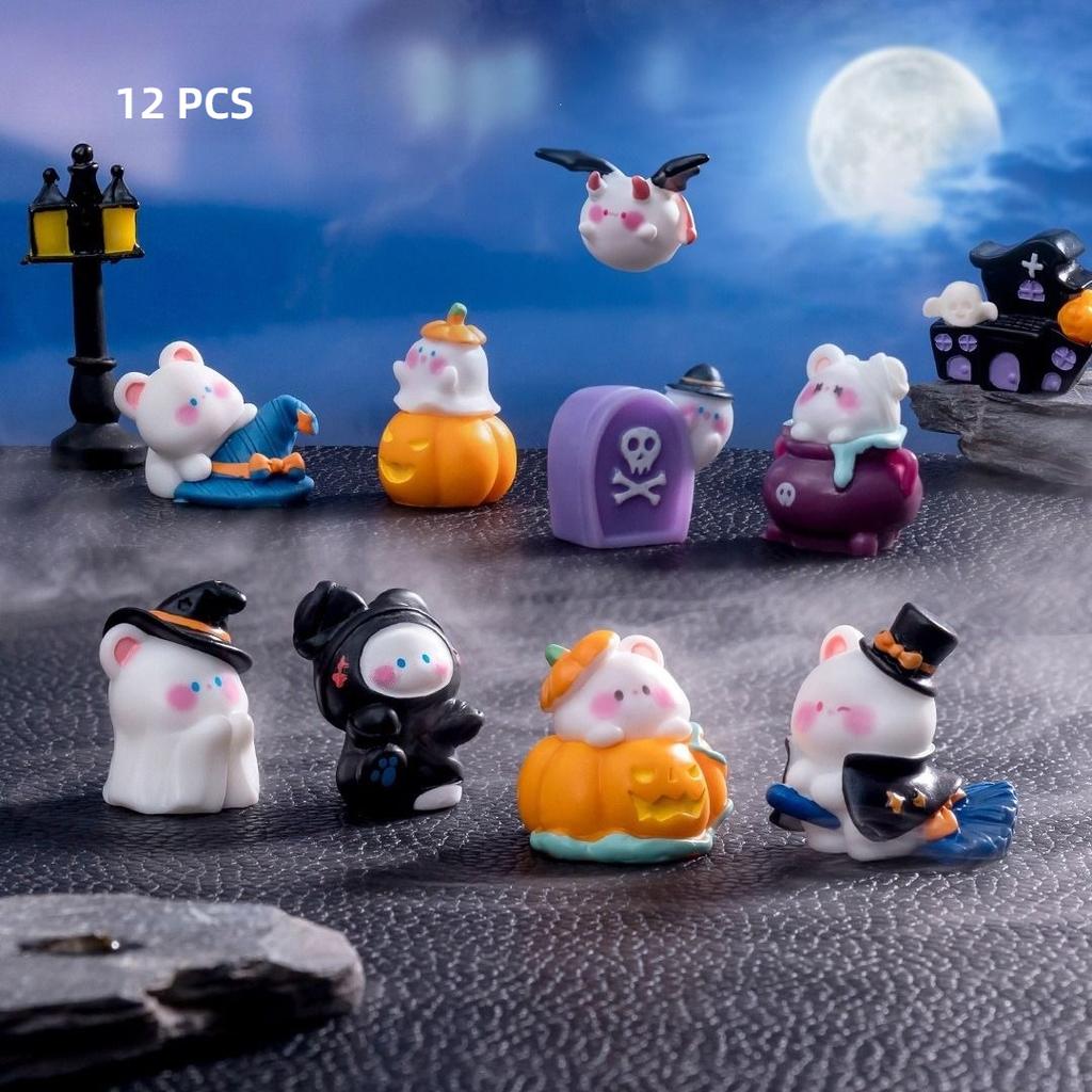 Micro World DIY Mini Halloween Figurine Set