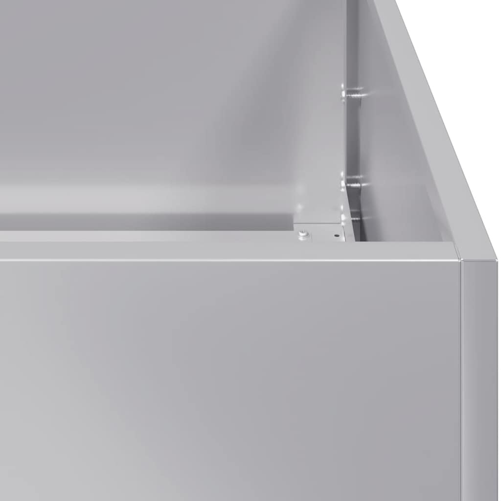 Pot 280X40X40 Cm Galvanized Steel