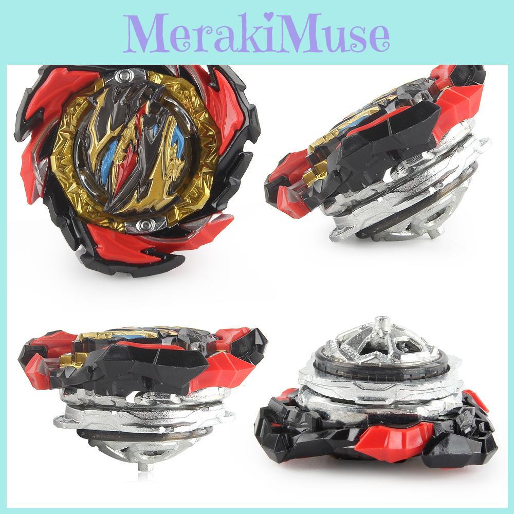 B-191-01 Чорний Сплав Бойовий Дзиґа Іграшка Одиночний Пакет Гіро 67.8г