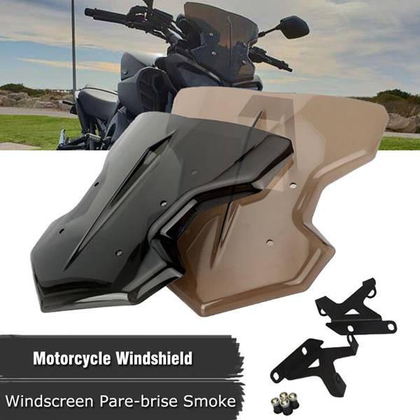 Schwarzer Windschild-Deflektor für Yamaha MT-09 2017-2019