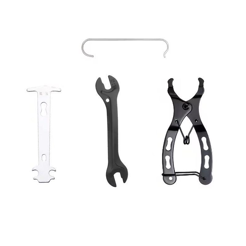 Bicycle Multi-Tool: Bottom Bracket, Freewheel, Derailleur Hanger, Chain Wrench - 3-in-1 Maintenance Tool