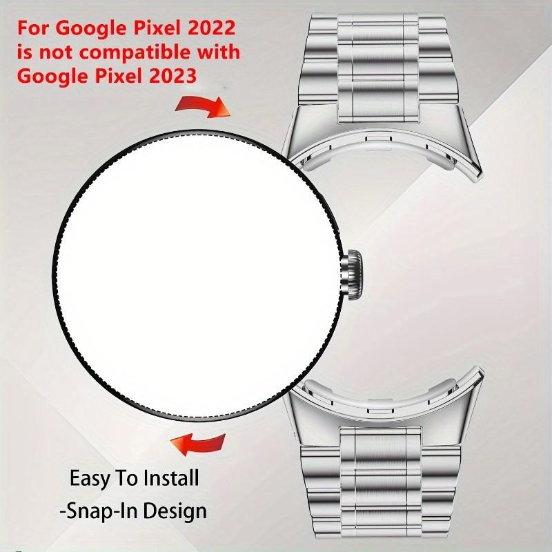 Metal Stainless Steel Watch Strap for Google Pixel Watch 3 45mm Strap Accessories Replacement