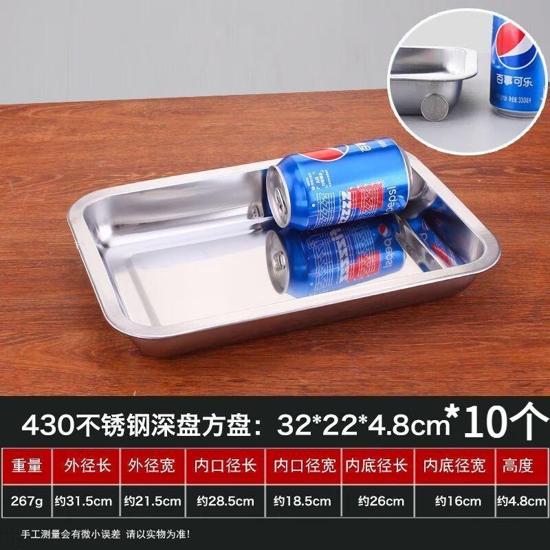 Stainless Steel Rectangular Serving Tray