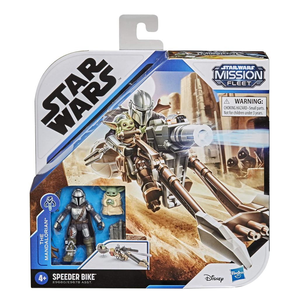 STAR WARS Mission Fleet Minifigure Vehicle Pack Mandalorian so Speeder Bike STAR WARS 2020 MISSION FLEET Figúrka Vozidlo Balenie MANDALORIAN S