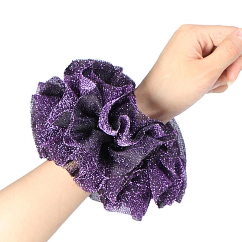 Gauze Scrunchies Women Extra-Large Scrunchie Oversized Thick Elastic Fluffy Hair Ties Hair Scrunchies Ponytail Holder