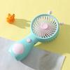 Mini USB Rechargeable Handheld Fan with Cute Snail Design, Strong Airflow for Travel/Office/Outdoor – Lightweight Personal Cooling Fan for Ladies &