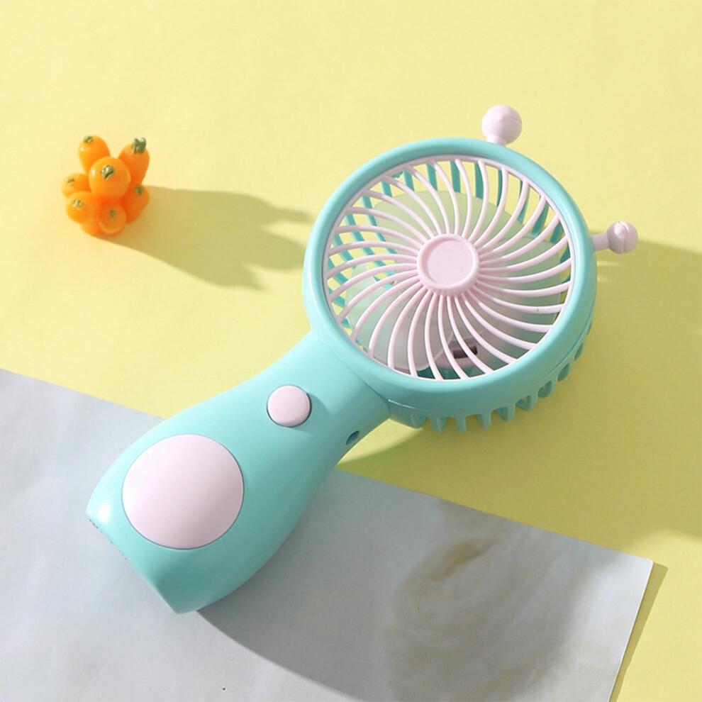 Mini USB Rechargeable Handheld Fan with Cute Snail Design, Strong Airflow for Travel/Office/Outdoor – Lightweight Personal Cooling Fan for Ladies &