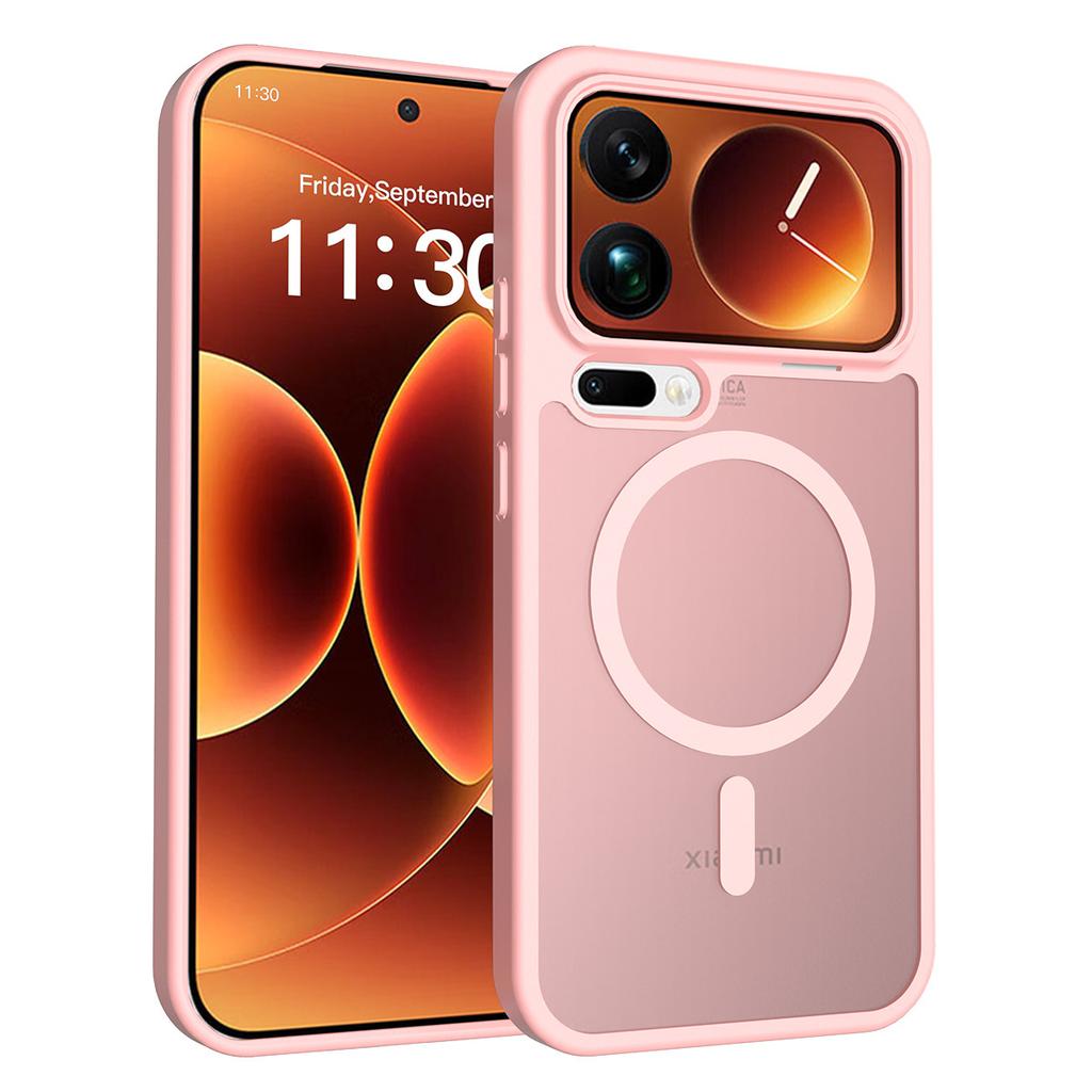 Etui na nowy telefon komórkowy Xiaomi17 z matową powłoką i magnetycznym mocowaniem do Xiaomi17promax, odporne na upadki, półprzezroczyste etui ochronne