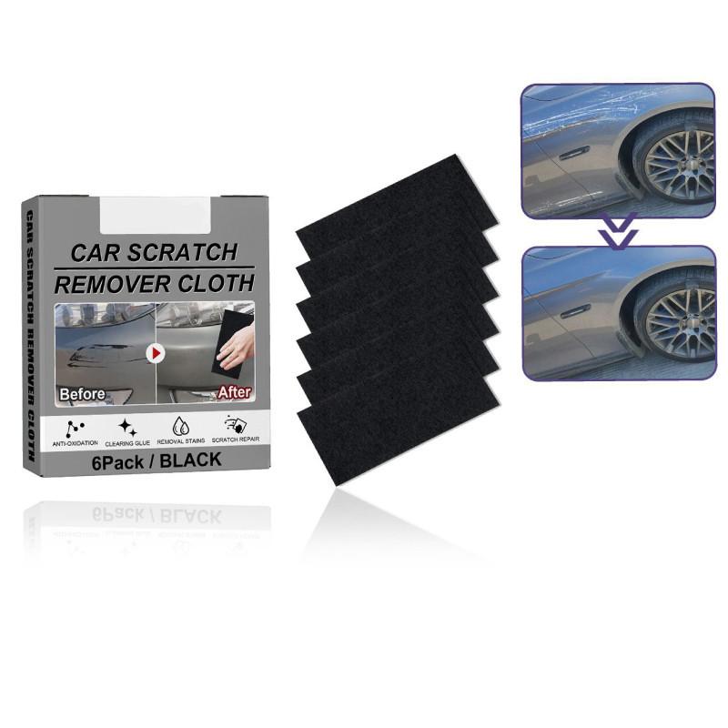 Nano Shine Car Scratch Cloth Scratch Stain Cleaning Care 6 Pack Box