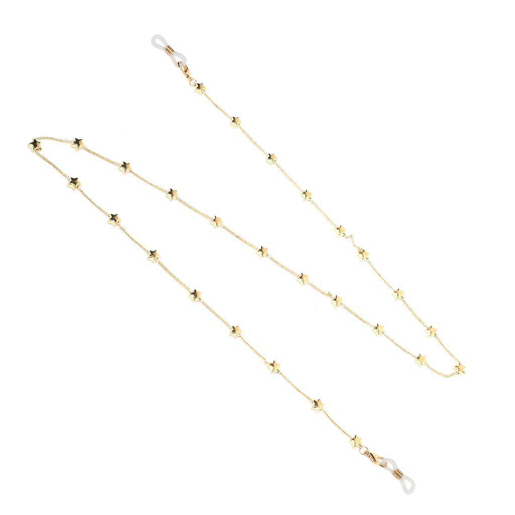 Star Pattern AntiLost Eyeglasses MouthMuffle Chain Eyeglasses Holder Chain Lanyard