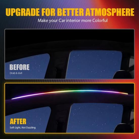 Car Sunroof LED Light Atmosphere Ambient Bright Lamp Light Interior Accessories