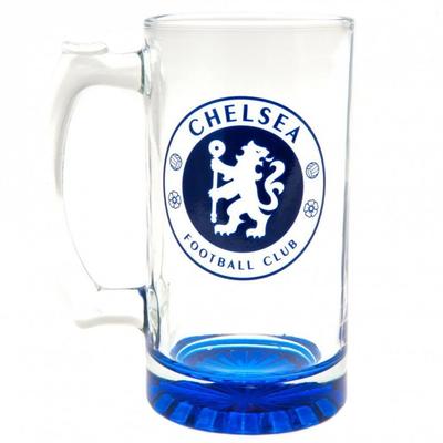 Crest Glass Tankard