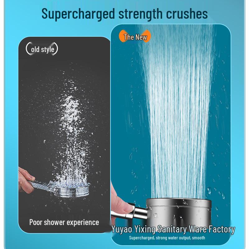 304 Stainless Steel High-Pressure Rain Shower Head for Bathroom