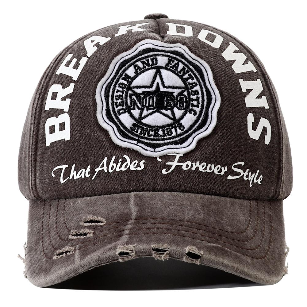 Baseball Embroideried Lettering Alphabet Women Men For Neutral Gender Fresh Caps Peaked Hats Hip Hop Urban Street Style Streetwear Snapback Hat Adjustable