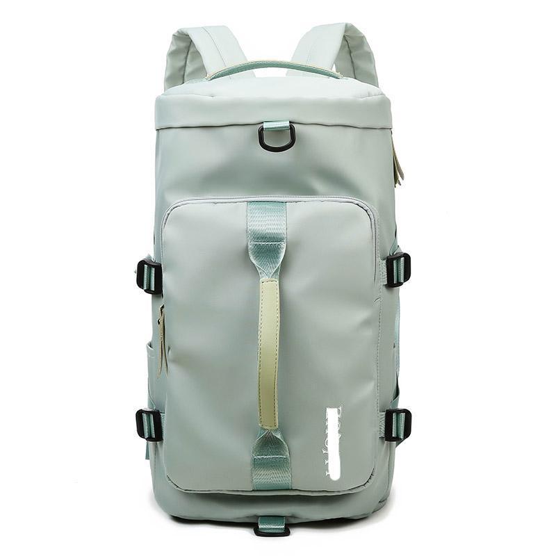 Large Capacity Travel Sports Backpack with Wet/Dry Separation and Shoe Compartment