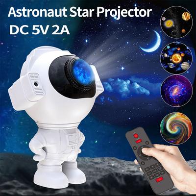 Astronaut Galaxy Star Projector Spaceman Night Light Northern Starry Lights Projection Lamp with Remote Control Timer