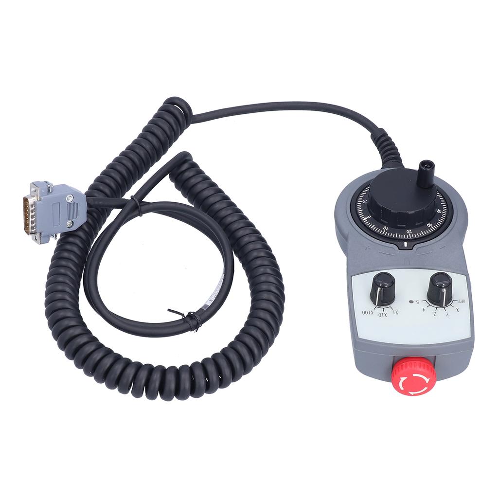 Volante Manual Electrónico CNC MPG Colgante Parada de Emergencia Generador de Pulsos Manual para Máquina Torno