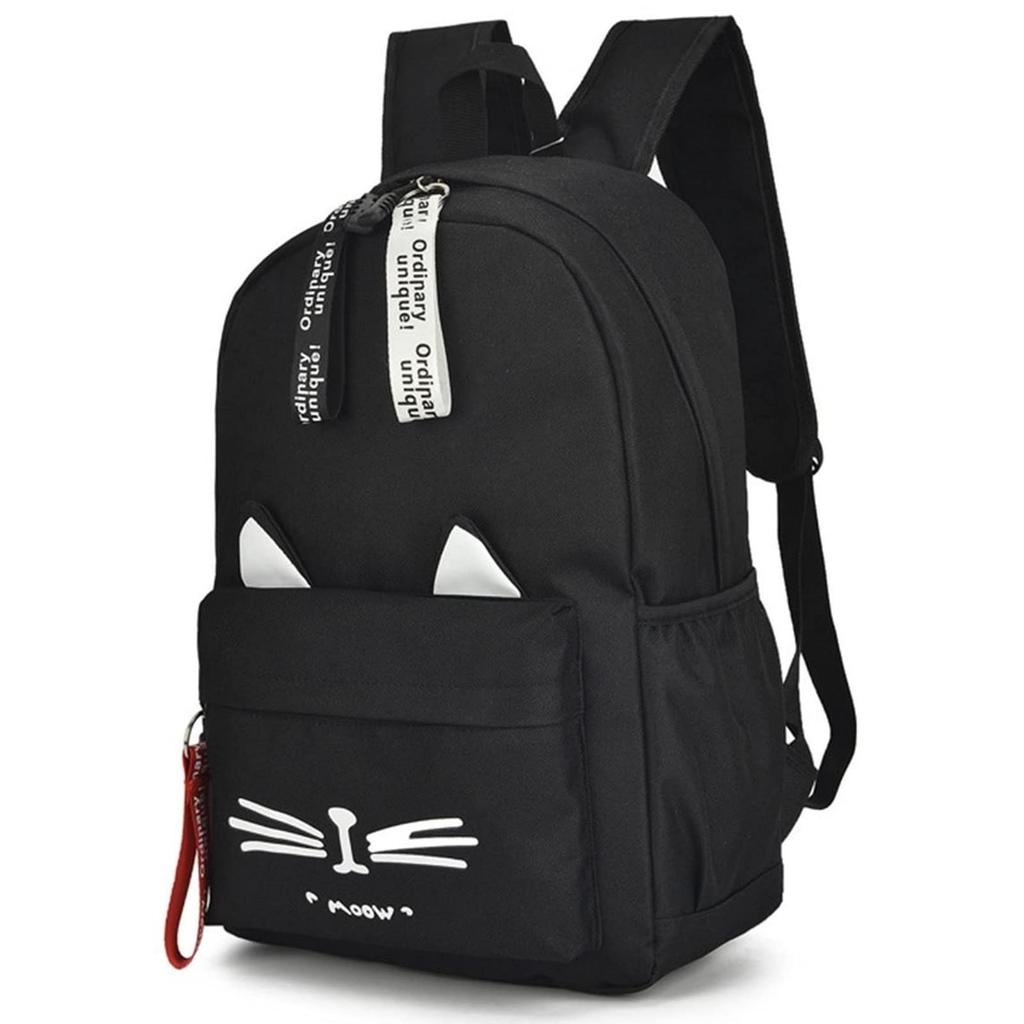 Copeflap Backpack for Elementary School Cat Cat School Trips Girls, Students, Print, Ears, Women's, Kids,