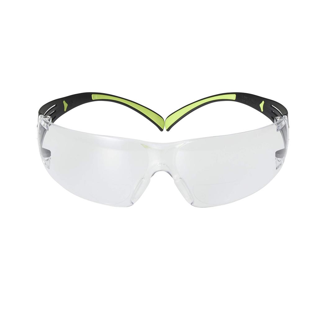 3M Secure Fit Protective Glasses with Magnifying Glasses SF420AF (+2.0)