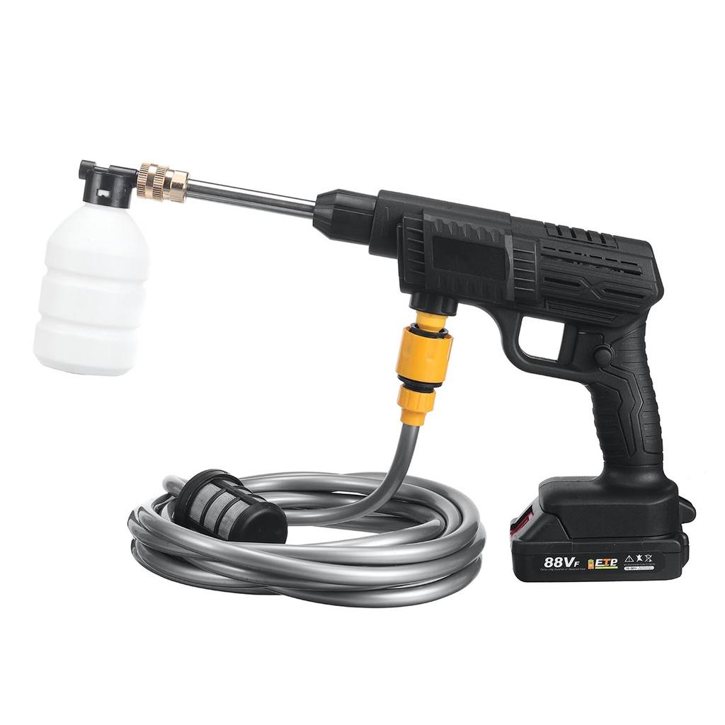 Myjka samochodowa 88Vf 30BAR Wysokociśnieniowa 0-15000mAh Pistolety do mycia samochodu Generator piany Do mycia samochodu Na baterię 18V 900W