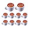 Coffee Cup Spoon Miniature Coffee Cups Pretend-Play Kid Saucer Kitchen Realistic Dollhouses Saucer Props