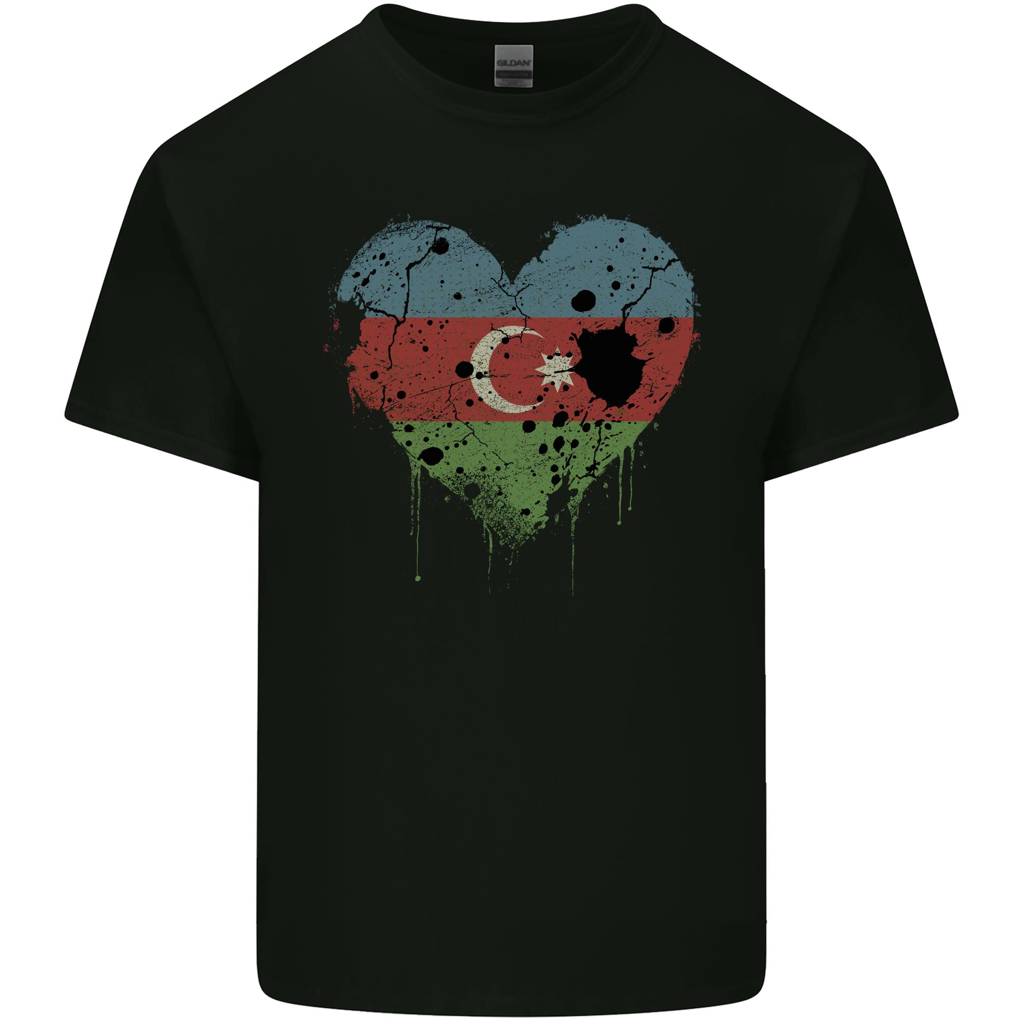 Love Azerbaijan Flag Azerbaijani Day Football Unisexs Light Cotton TShirt S
