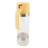 Honey Dispenser 350ml Clear Glass Syrup Dispenser with Handle Prevent Dripping Honey Container for Coffee Shops Restaurants Home