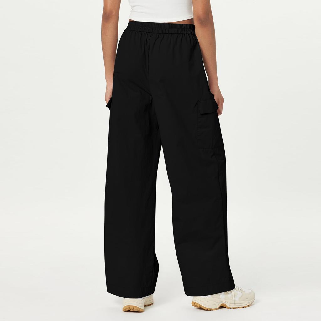 Dámské kalhoty se širokými nohavicemi do kapsy Pohodlné společenské kalhoty Dámské ležérní kalhoty Neformální nylonové kalhoty Cargo