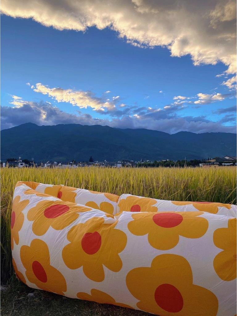Portable Inflatable Sofa & Air Bed – Outdoor Recliner with Pillow