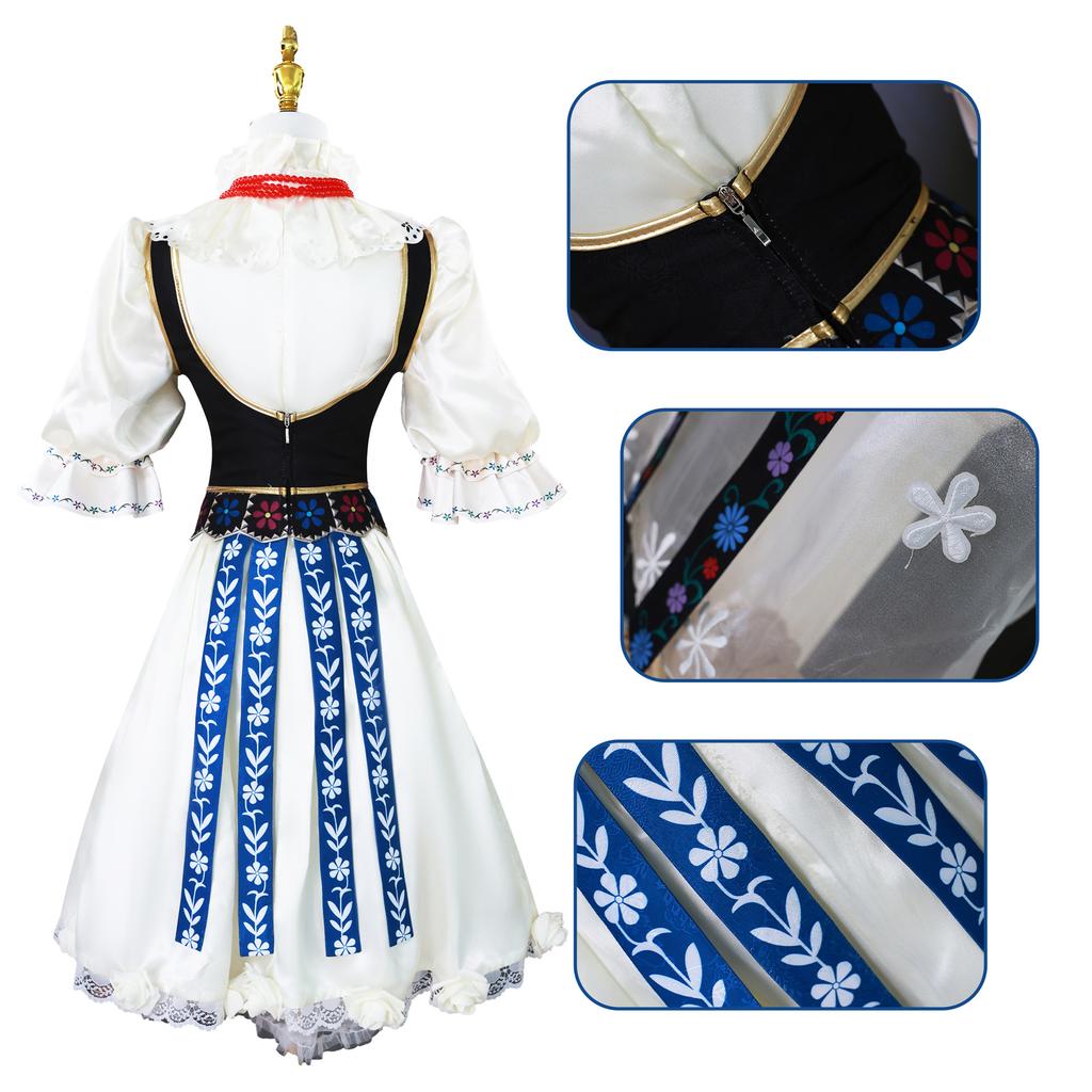 Game Identity V Perfumer  Cosplay Costume Uniform Halloween Party for Women Men Carnival Props