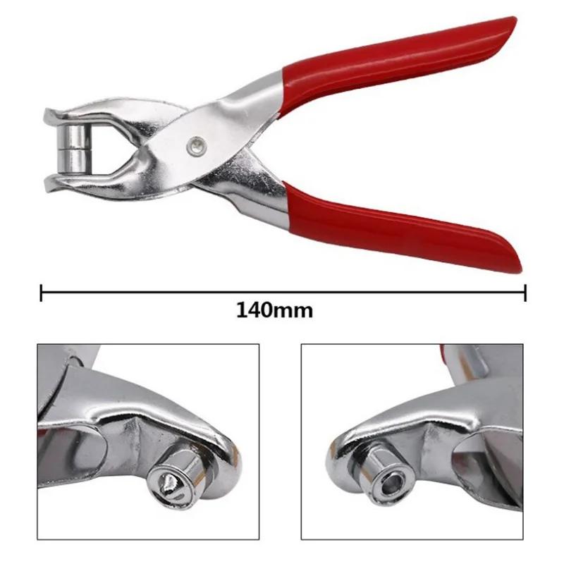 1pc Leather Hole Puncher Tool Belt Eyelet Punch Pliers Multi-size Fabric Revolving Hole Puncher For Watch Band Diy Craft Puncher