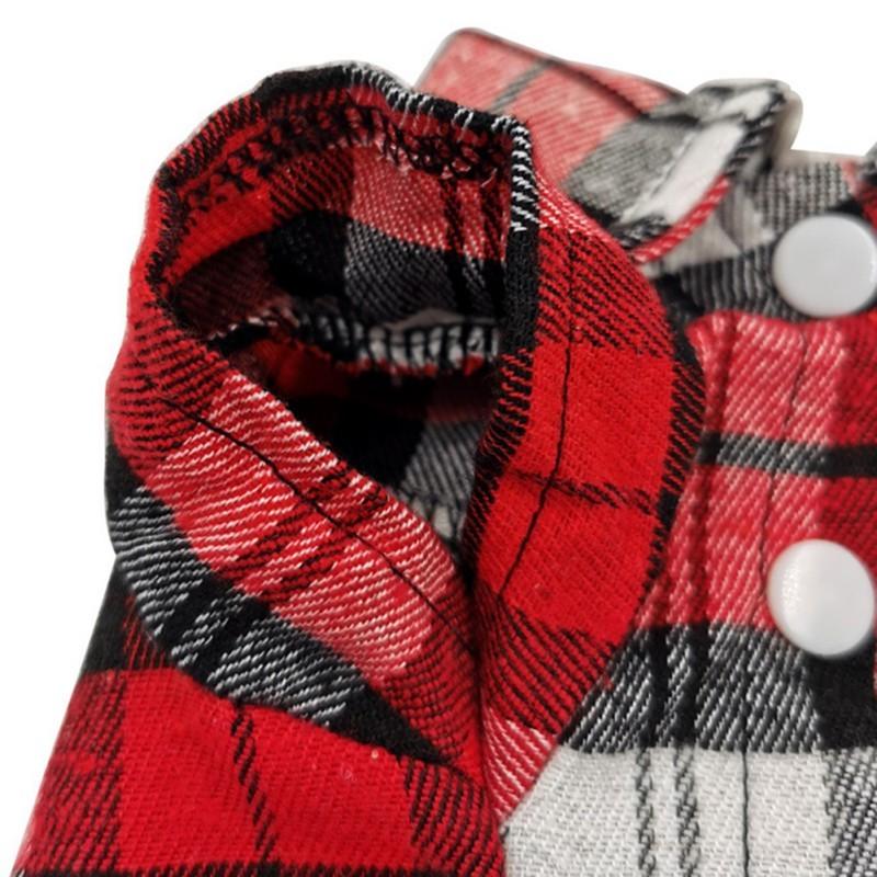 New Companion Cool and Stylish Plaid Dog Shirt for Summer Heat - High-Quality, Breathable Design for Maximum Comfort - Elevate Y