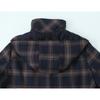 High-End Women's Plaid Hooded Jacket & High-Waisted Lantern Pants Set