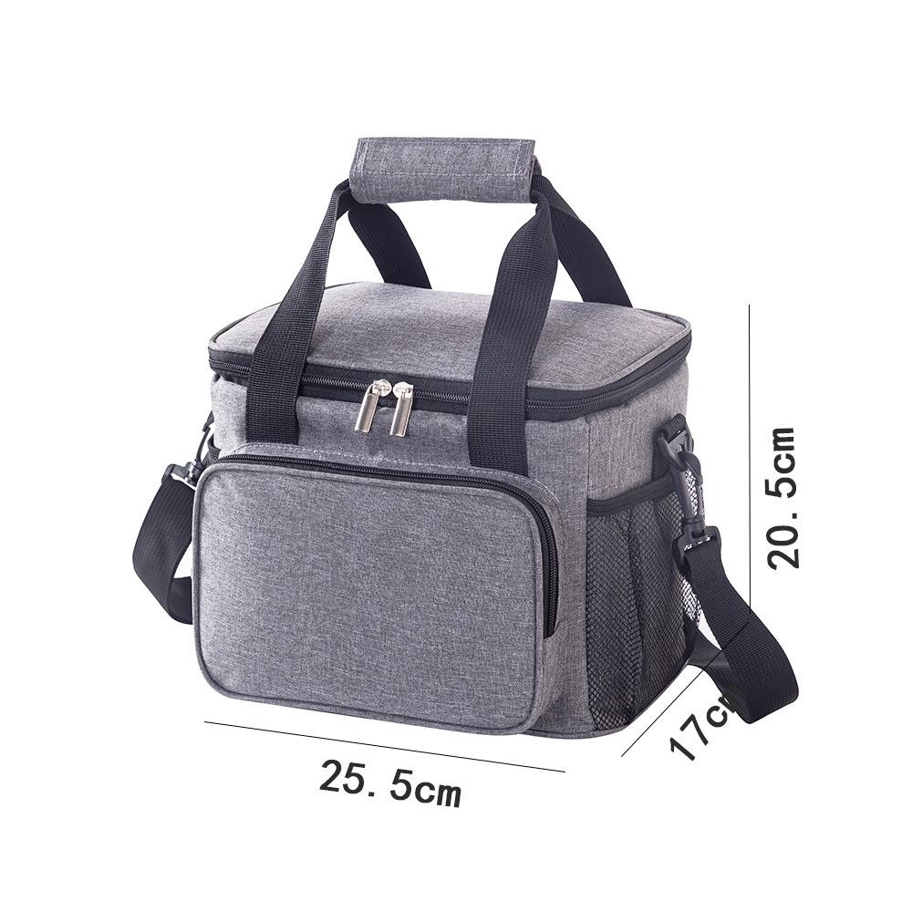 Large Insulated Cooler Bag, Waterproof Thermal Lunch Tote with Thick Aluminum Foil for Picnic & Car